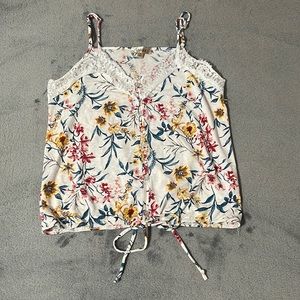Lavish floral dress tank too